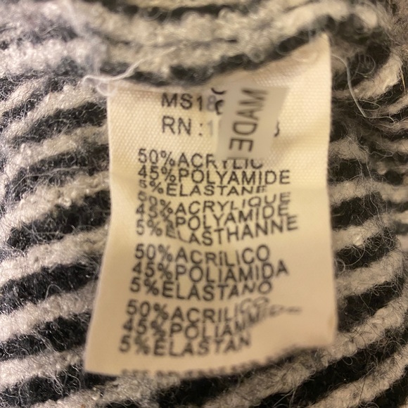 FRNCH black & white cardigan - Picture 4 of 4